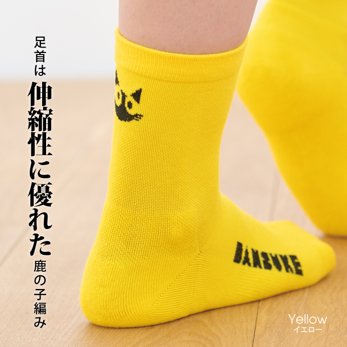 足首部分に遠赤外線の糸を編み込んだハイソックス