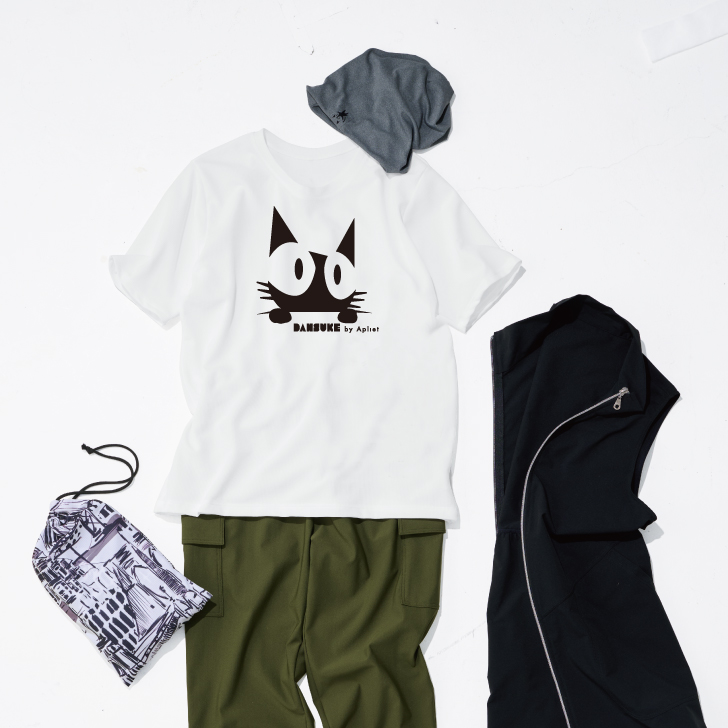 DANSUKEをプリントした快適素材Tシャツ