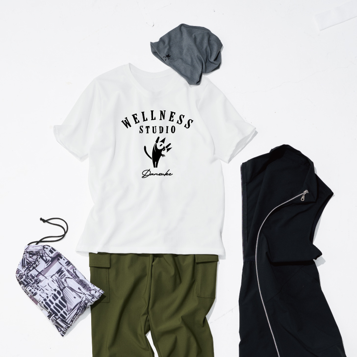 DANSUKEをプリントした快適素材Tシャツ