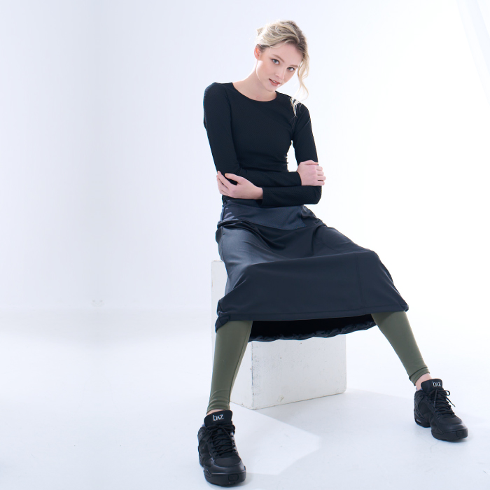 スポーティラグラン長袖トップス　