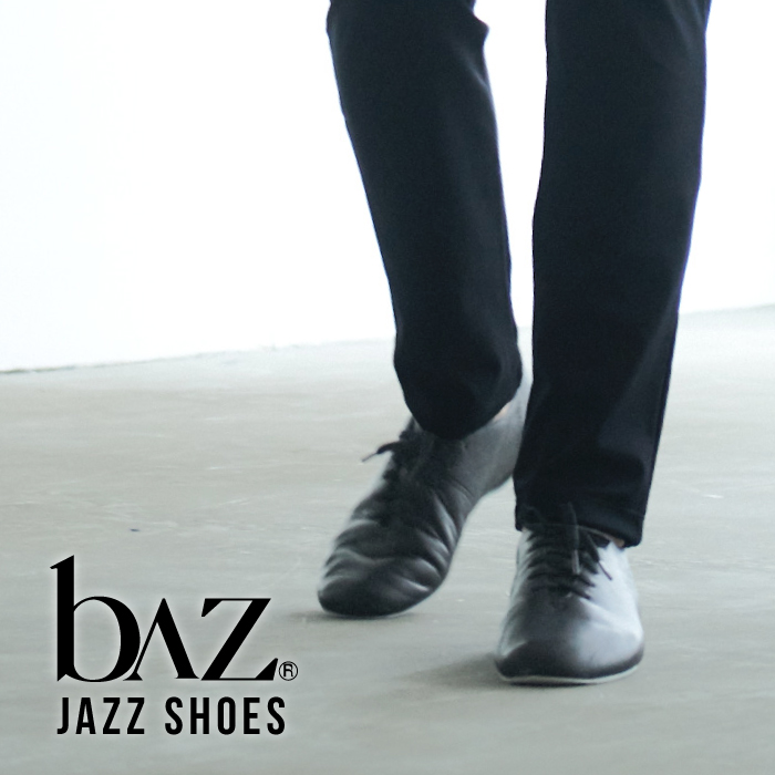 足馴染みの良い本革レザー使用のエレガントなジャズシューズ