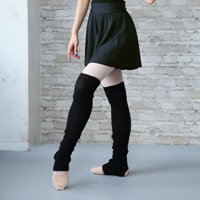 myon様 スティナ　レッグウォーマー stina / tweed leg warmer / black