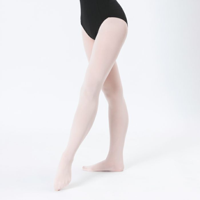 すぐれた伸縮性ですいつくようなフィット感のバレエタイツ