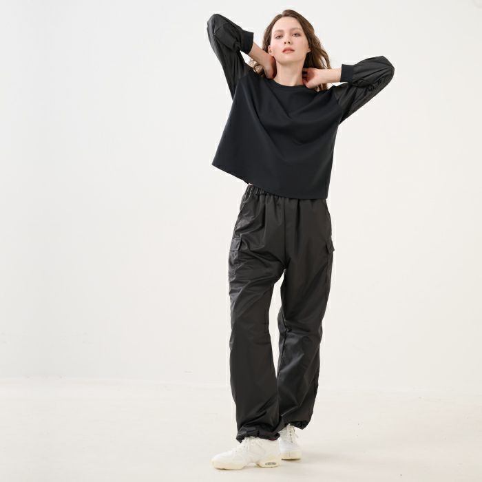 1枚あったら便利な起毛裏地付オーバーパンツ