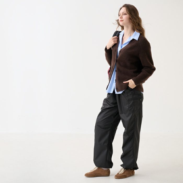 1枚あったら便利な起毛裏地付オーバーパンツ