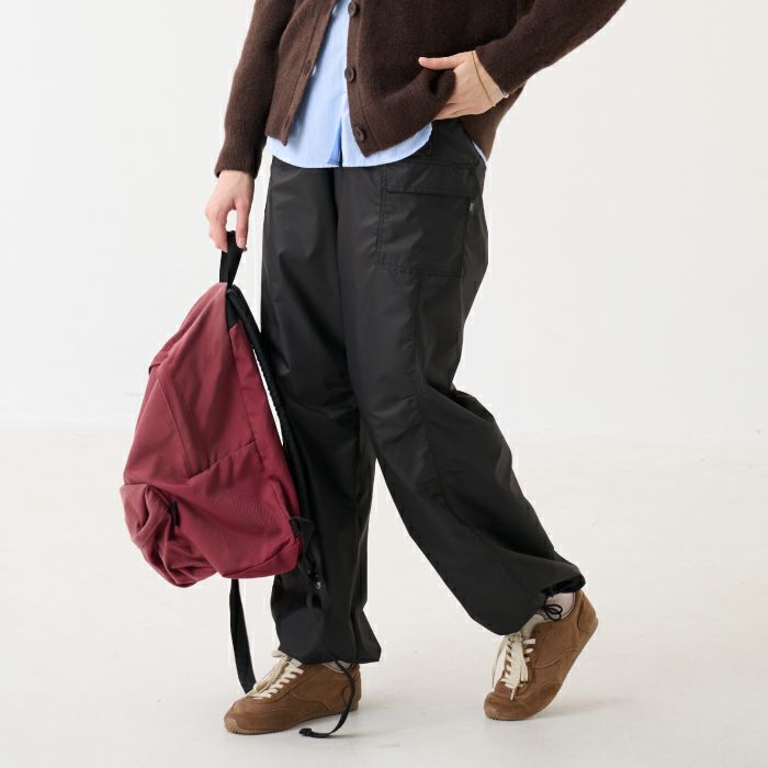 1枚あったら便利な起毛裏地付オーバーパンツ