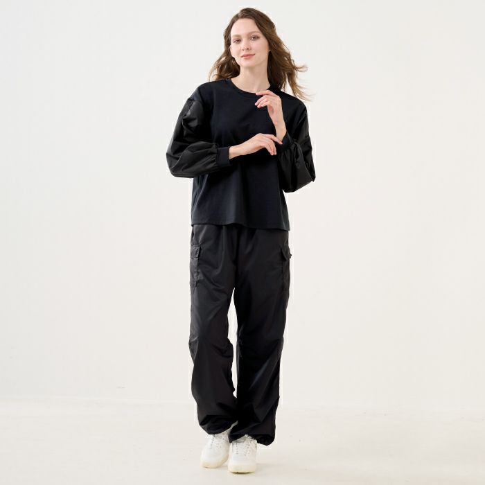 1枚あったら便利な起毛裏地付オーバーパンツ