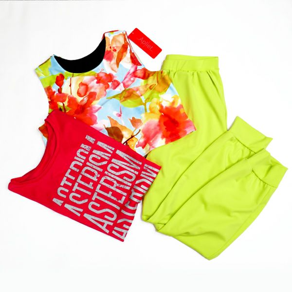 Aplietプリントレギンスが入った3点セット福袋 